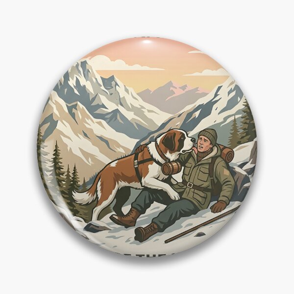 Item preview, Saint Bernard Rescue Pass designed and sold by PictoVibe.
