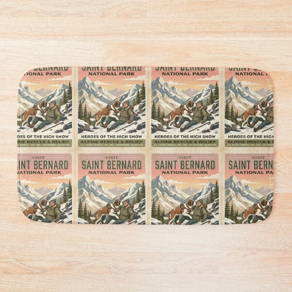 Item preview, Saint Bernard Rescue Pass designed and sold by PictoVibe.