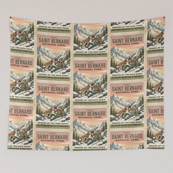 Item preview, Saint Bernard Rescue Pass designed and sold by PictoVibe.