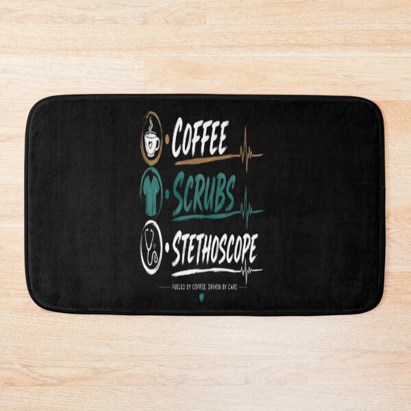 Item preview, Coffee Scrubs Stethoscope Nurse Medical Design designed and sold by v6ziix.