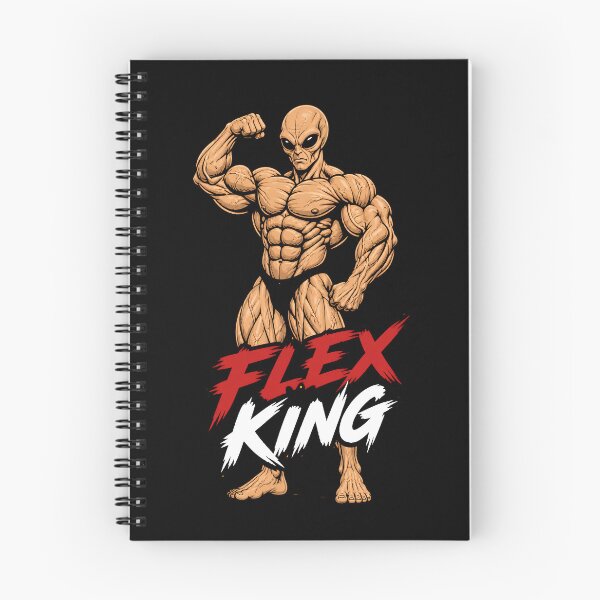 Item preview, Flex King Humanoid Alien Gym Bodybuilding Meme designed and sold by UrbaneVibeCo.