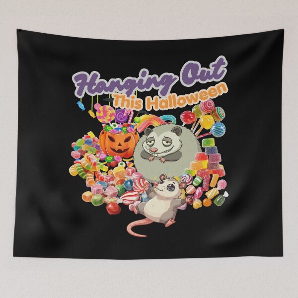 Item preview, Funny Opossum Halloween Shirt Candy Lover Hanging Out Spooky Gift designed and sold by E20STUDIO.