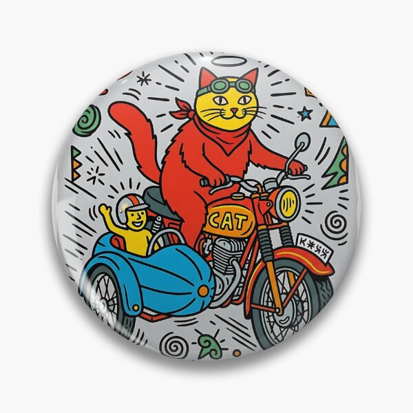 Item preview, Ragdoll Motorcycle Ride designed and sold by PictoVibe.