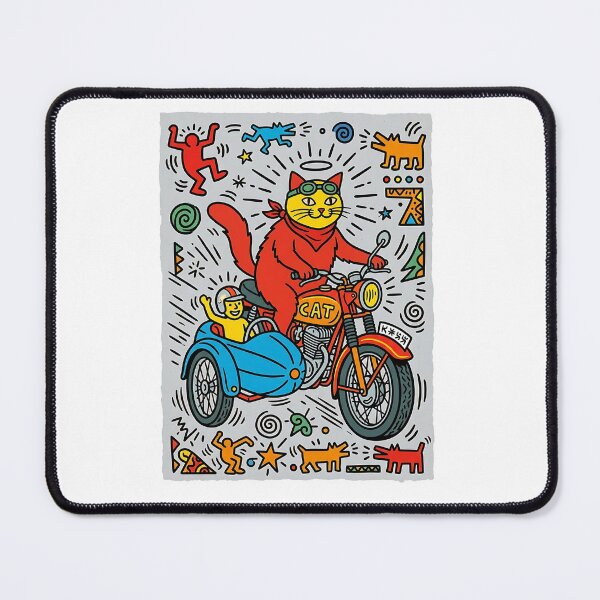 Item preview, Ragdoll Motorcycle Ride designed and sold by PictoVibe.