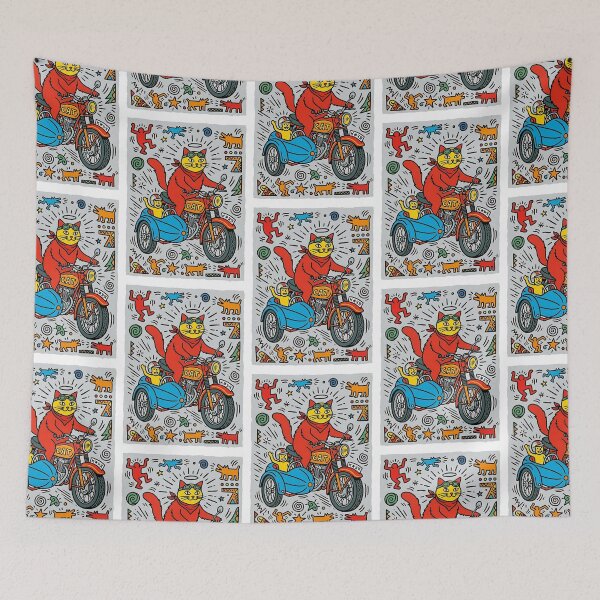 Item preview, Ragdoll Motorcycle Ride designed and sold by PictoVibe.