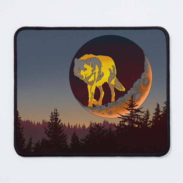 Item preview, Blood Moon and Wolf designed and sold by Harrison-M.