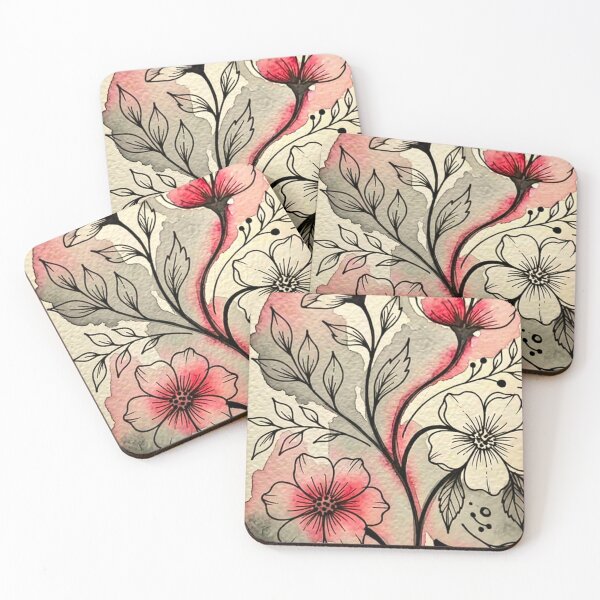 Item preview, Wildflower Sketch and Watercolor Floral designed and sold by Vintage-Lady65.