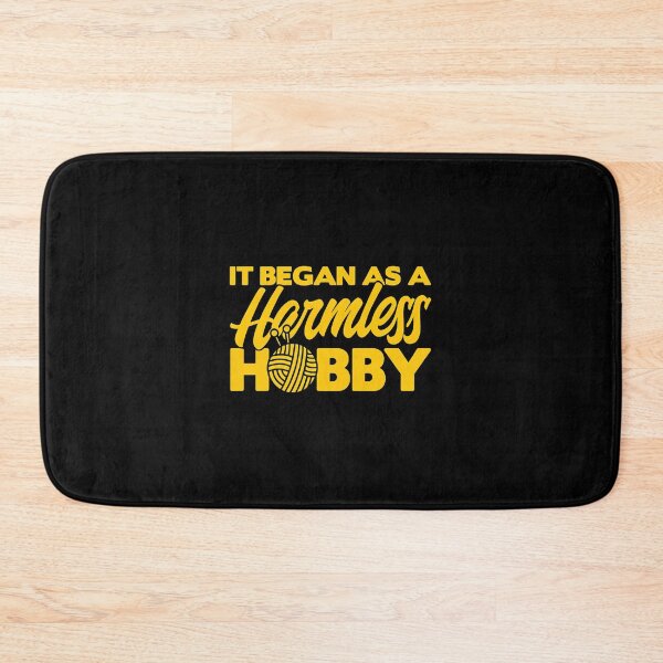 Item preview, It Began As A Harmless Hobby Knitting Yarn designed and sold by lupkinsdhiatt.