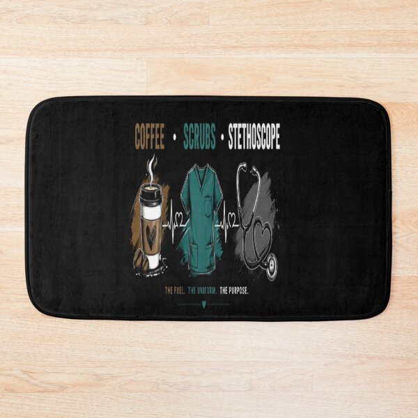 Item preview, Coffee Scrubs Stethoscope Nurse Medical Design designed and sold by v6ziix.