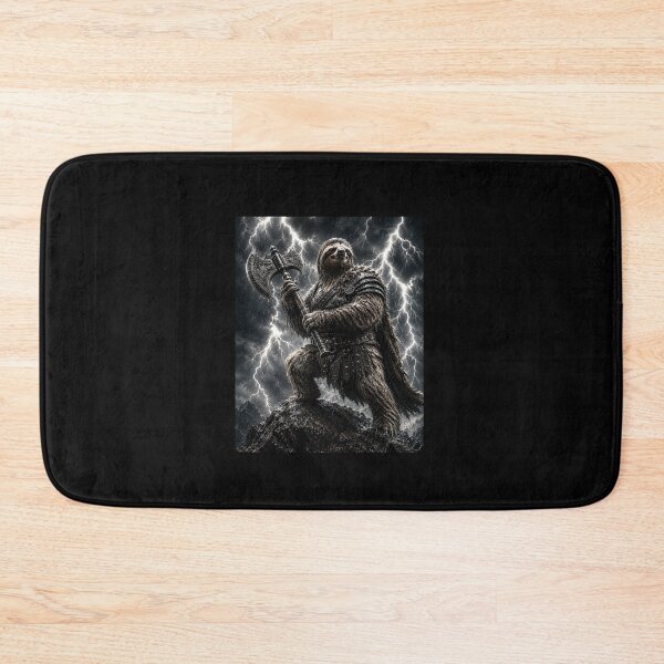Item preview, Thunderstorm Sloth Warrior and Battle Axe designed and sold by elderberry.