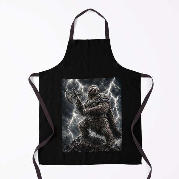 Item preview, Thunderstorm Sloth Warrior and Battle Axe designed and sold by elderberry.