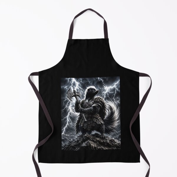 Item preview, Funny Storm Skunk Axe Warrior Fantasy Lightning Art designed and sold by elderberry.