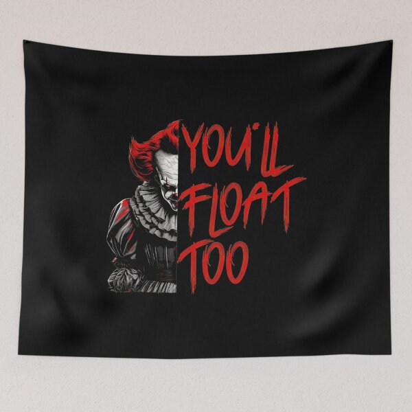 Item preview, Eerie Clown Horror Quote designed and sold by MrDonald75366.