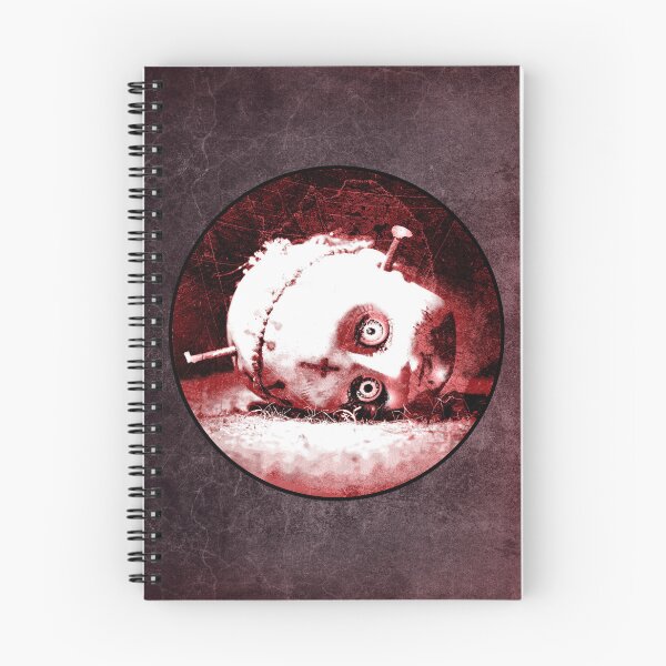 Item preview, Creepy Red Doll Head Nail Abandoned Horror Vignette designed and sold by Ghoul Enterprises.
