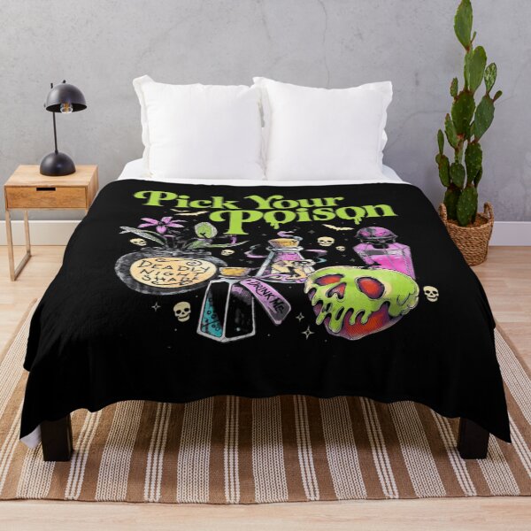 Item preview, Pick Your Poison Vintage Goth Witchy Potion Skull designed and sold by Christine59003.