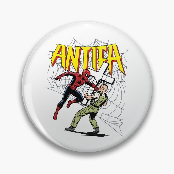 Item preview, Antifa Spider Beat Up Jake Lang Political Parody designed and sold by BareCrack.