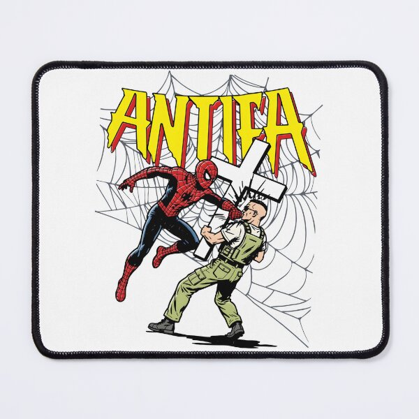 Item preview, Antifa Spider Beat Up Jake Lang Political Parody designed and sold by BareCrack.