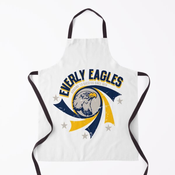 Item preview, Eagle Head Crest Yellow Blue Swirls Stars designed and sold by OnlyKingsMerch.