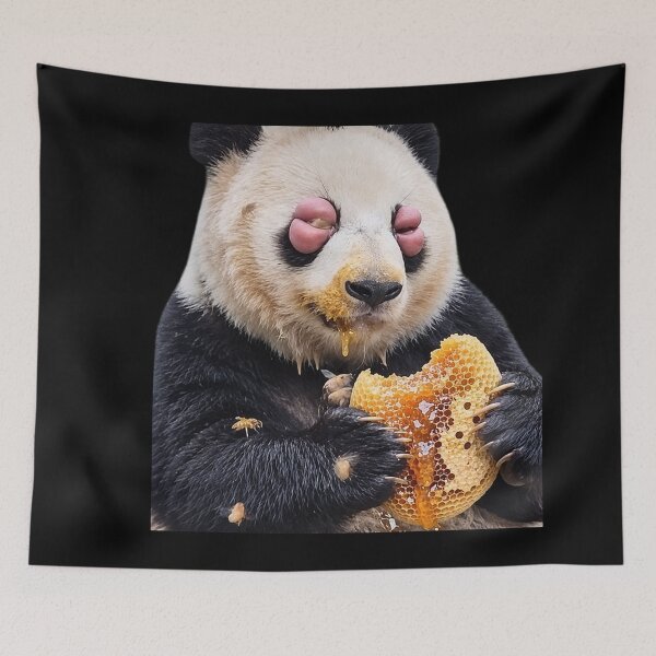Item preview, meme gracioso de panda designed and sold by Verasionart.