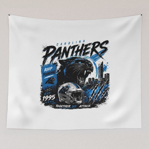 Item preview, Aggressive Panther Football Fan Art designed and sold by JuliaGall25934.