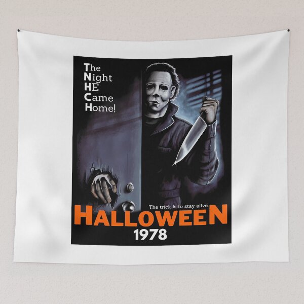 Item preview,  Halloween Monster Poster Horror Movie Retro Killer Halloween 1978 designed and sold by SiobhanStolfi8c.