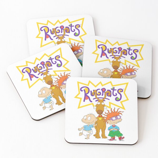 Item preview, Brown Dog Standing Between Two Cartoon Babies designed and sold by Best-GRD.