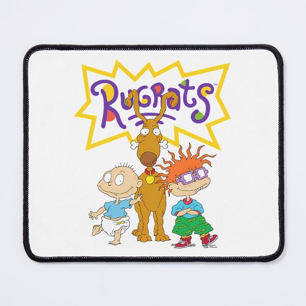 Item preview, Brown Dog Standing Between Two Cartoon Babies designed and sold by Best-GRD.