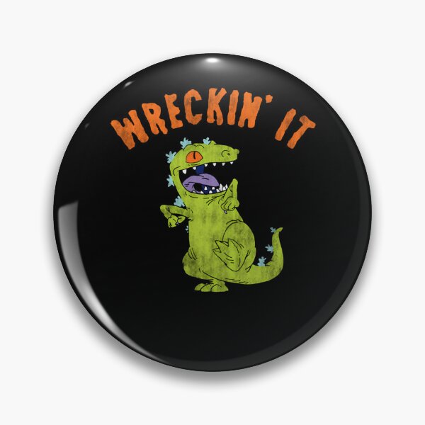 Item preview, Wreckin It Green Dinosaur designed and sold by RIDVAN | Visual Art & Design.