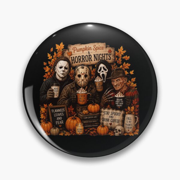 Item preview, Spooky Autumn Nights Coffee Squad designed and sold by Elizabeth68301.