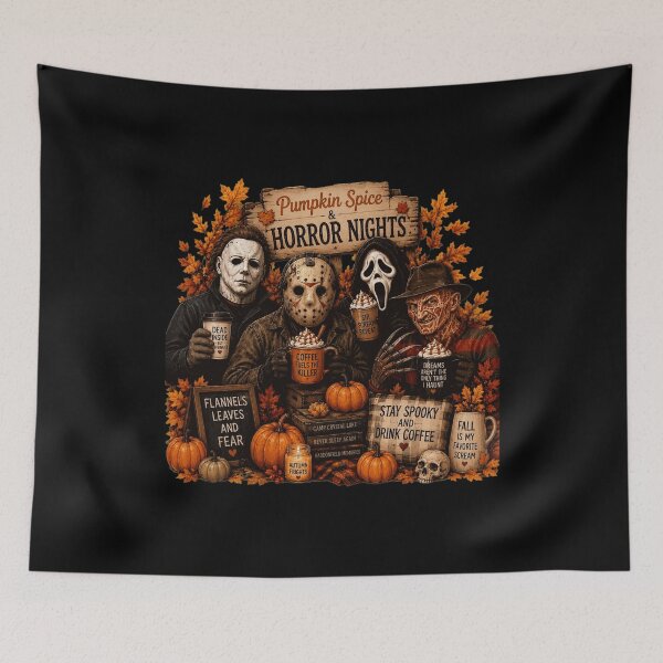 Item preview, Spooky Autumn Nights Coffee Squad designed and sold by Elizabeth68301.
