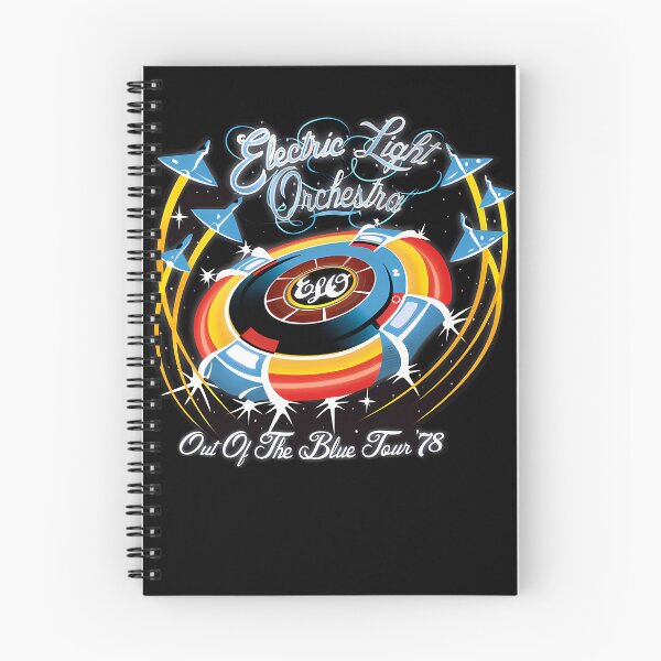 Item preview, Spaceship Flying Within Golden Orbital Rings Surrounded By Small Blue Ships And Stars designed and sold by Ceraverse20.