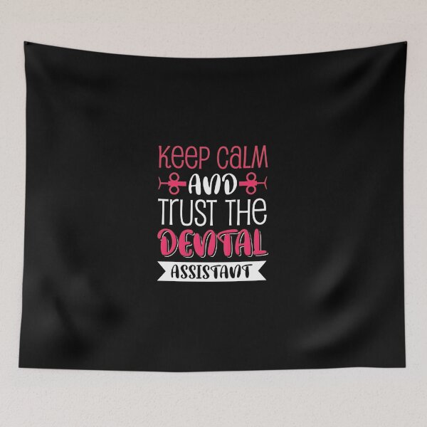 Item preview, Keep Calm and Trust Dental Assistant Funny designed and sold by lupkinsdhiatt.