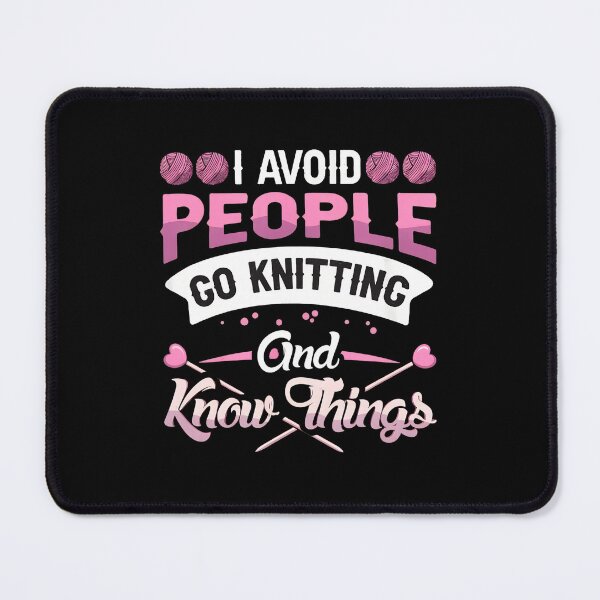 Item preview, Knitting Hobbyist Humor Graphic Design designed and sold by lupkinsdhiatt.