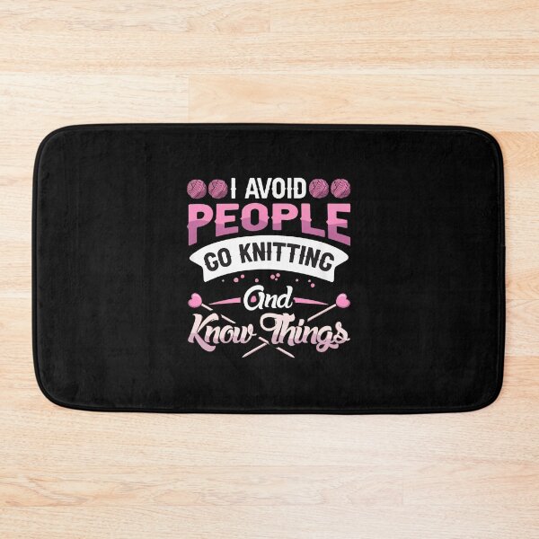 Item preview, Knitting Hobbyist Humor Graphic Design designed and sold by lupkinsdhiatt.