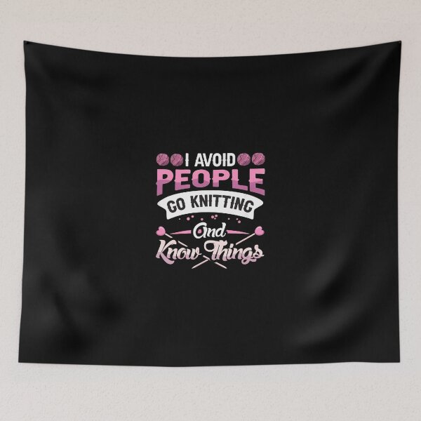 Item preview, Knitting Hobbyist Humor Graphic Design designed and sold by lupkinsdhiatt.