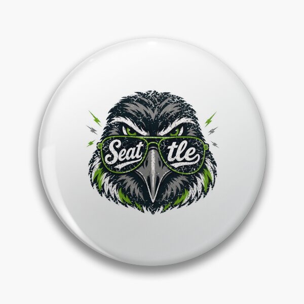 Artikelvorschau, Seattle Bird Cool Sunglasses Fan Graphic entworfen und verkauft von BrendaKle80915.