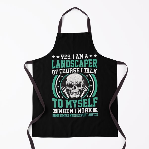 Item preview, Landscaper Skull Funny Gardening Expert Advice Humor designed and sold by lupkinsdhiatt.