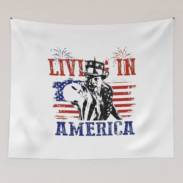 Item preview, Patriotic USA Flag Living In America designed and sold by ughtLucus.