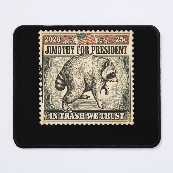 Item preview, Jimothy For President 2028 In Trash We Trust Raccoon designed and sold by d247.