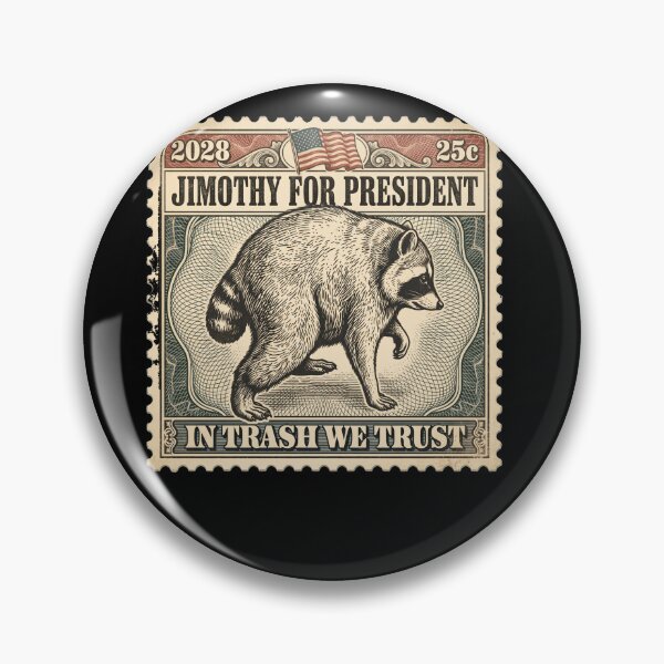 Item preview, Jimothy For President 2028 In Trash We Trust Raccoon designed and sold by d247.