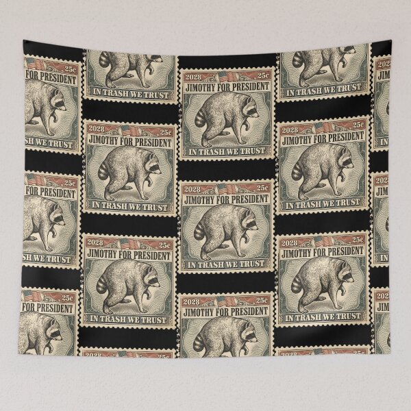 Item preview, Jimothy For President 2028 In Trash We Trust Raccoon designed and sold by d247.