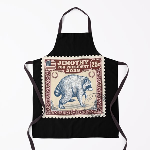 Item preview, Jimothy For President 2028 Raccoon Stamp designed and sold by d247.