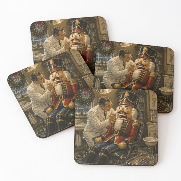 Item preview, Nutcracker Dentist – Funny Vintage Christmas Art designed and sold by GSizzle1.