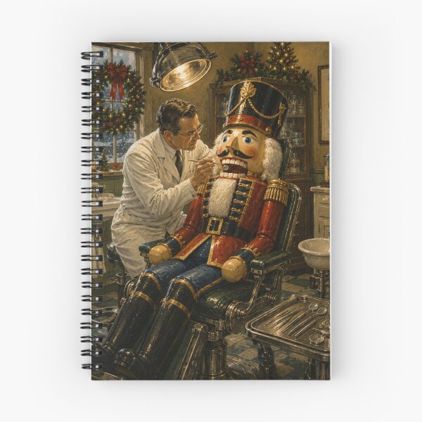 Item preview, Nutcracker Dentist – Funny Vintage Christmas Art designed and sold by GSizzle1.