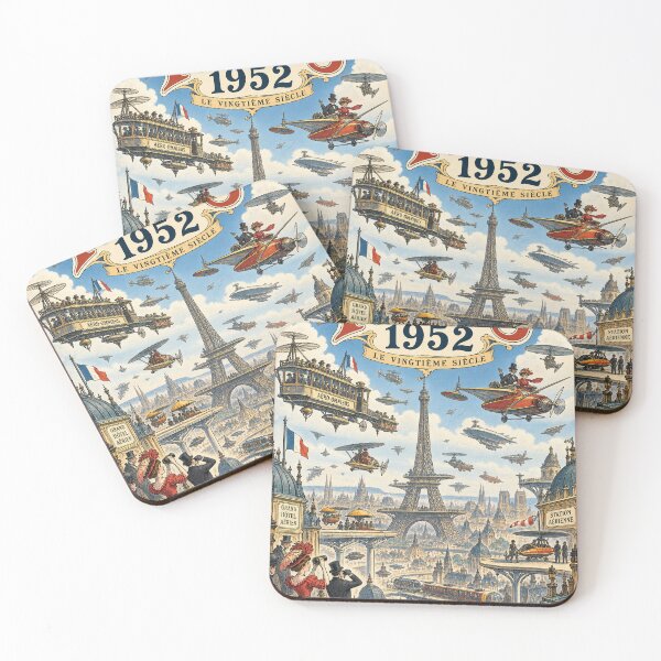 Item preview, Paris 1952 – Albert Robida Retro Future designed and sold by Past in Threads.