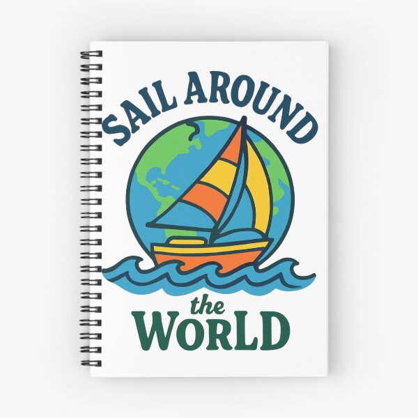 Item preview, sail around the world - travel  designed and sold by GUNAPRIYAA.
