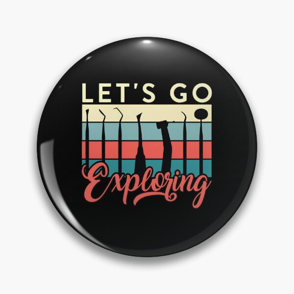 Item preview, Let's Go Exploring Dental Tools Retro Vintage Design designed and sold by lupkinsdhiatt.