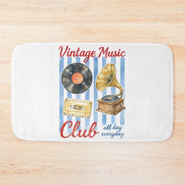 Item preview, Vintage Music Club – Vinyl, Turntable & Cassette designed and sold by Nacho Average Designs.