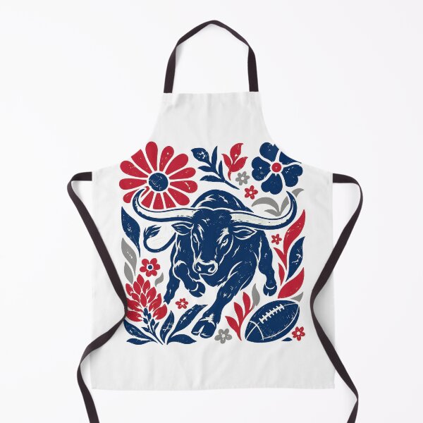 Item preview, Charging Bull & Football Vintage Floral designed and sold by MatthewCo98528.