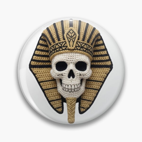 Item preview, Egyptian Pharaoh Skeleton Amigurumi designed and sold by ManikRaja.